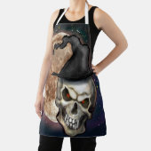 Witchy Skull Halloween-Schürze Schürze (InSitu)