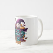 Witchy Skull Halloween-Tasse Kaffeetasse (VorderseiteRechts)