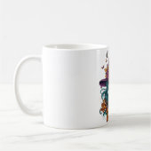 Witchy Skull Halloween-Tasse Kaffeetasse (Links)