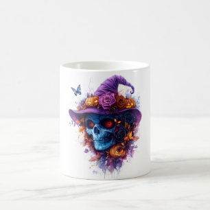 Witchy Skull Halloween-Tasse Kaffeetasse