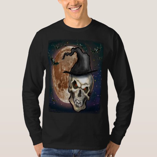 Witchy Skull T - Shirt (Vorderseite)
