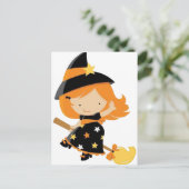 Witchy Star Postkarte (Stehend Vorderseite)
