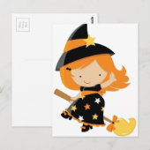 Witchy Star Postkarte (Vorne/Hinten)
