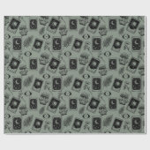 Witchy Tarot Botanischer Pilz Geschenkpapier (Flach)