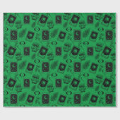 Witchy Tarot Botanischer Pilz Geschenkpapier (Flach)