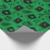 Witchy Tarot Botanischer Pilz Geschenkpapier (Ecke)