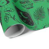Witchy Tarot Botanischer Pilz Geschenkpapier (Rolleneckpunkt)