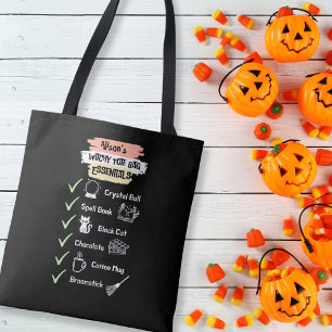 Witchy Tote Bag Essentials   Magic Witchcraft Tasche