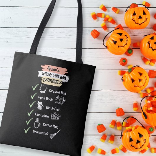 Witchy Tote Bag Essentials | Magic Witchcraft Tasche