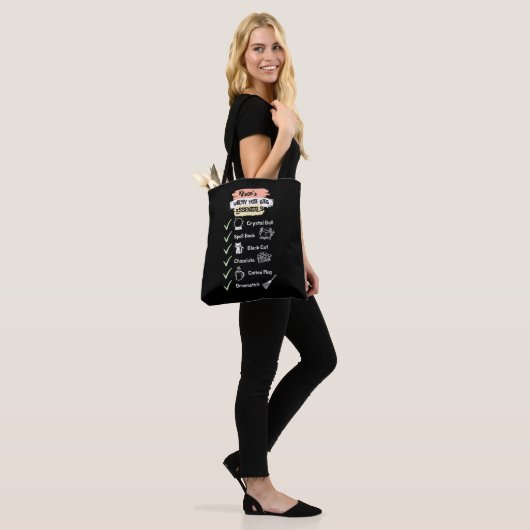 Witchy Tote Bag Essentials | Magic Witchcraft Tasche (Am Model)