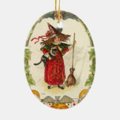 Witchy Verzierung Keramikornament (Hinten)
