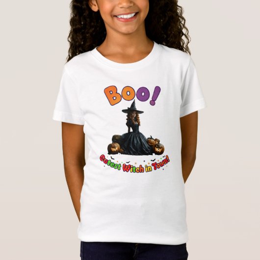 Witchy Vibe | Boo! Stilvolles Halloween-T-Shirt T-Shirt (Vorderseite)