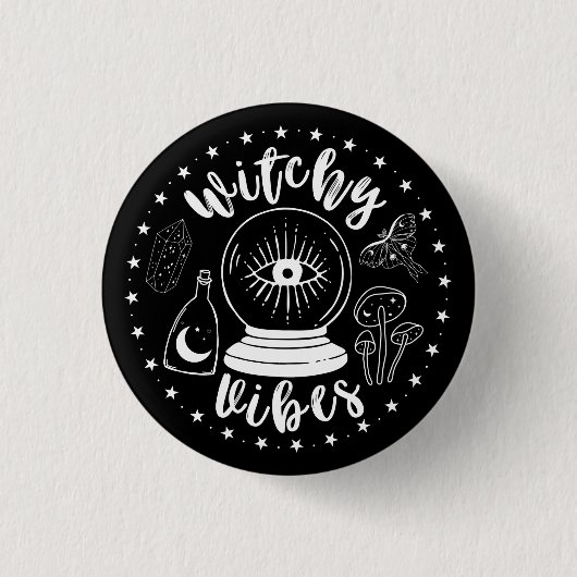 Witchy Vibes Button (Vorderseite)