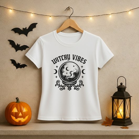 Witchy Vibes Halloween Mystic T-Shirt