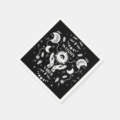 Witchy Vibes Halloween Paper Napkins Serviette (Ecke)