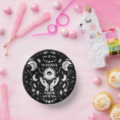 Witchy Vibes Halloween Paper Pappteller (Party)