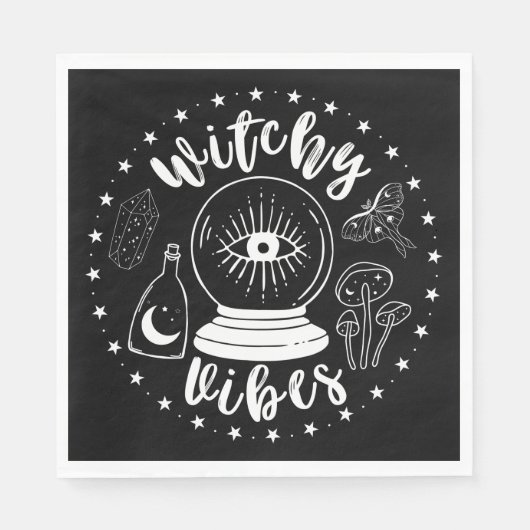 Witchy Vibes Napkins Serviette (Vorderseite)