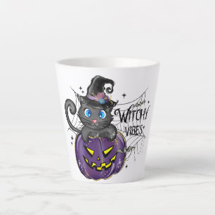 Witchy Vibes   Rotzunge, Katzenjacke und Jack-O-La Milchtasse