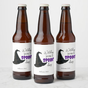 Witchy Vibes - Spooky & Stylish Bierflaschenetikett