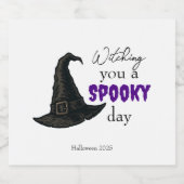 Witchy Vibes - Spooky & Stylish | Bierflaschenetikett (Einzelnes Label)