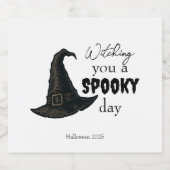 Witchy Vibes - Spooky & Stylish | Bierflaschenetikett (Einzelnes Label)