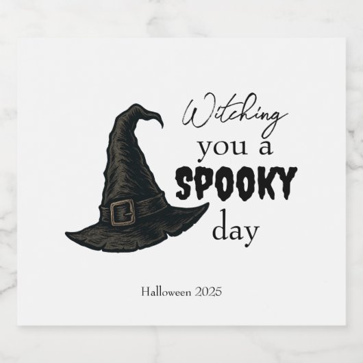 Witchy Vibes - Spooky & Stylish | Bierflaschenetikett (Einzelnes Label)