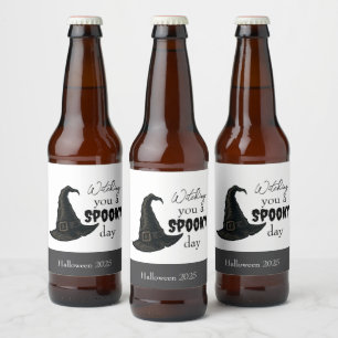 Witchy Vibes - Spooky & Stylish   Bierflaschenetikett