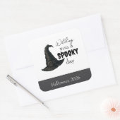 Witchy Vibes - Spooky & Stylish | Quadratischer Aufkleber (Umschlag)