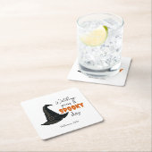 Witchy Vibes - Spooky & Stylish | Rechteckiger Pappuntersetzer (Vor Ort)