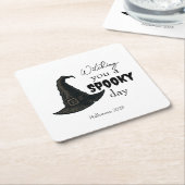 Witchy Vibes - Spooky & Stylish | Rechteckiger Pappuntersetzer (angewinkelt)