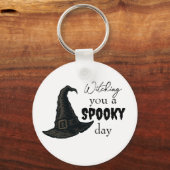 Witchy Vibes - Spooky & Stylish | Schlüsselanhänger (Rückseite)