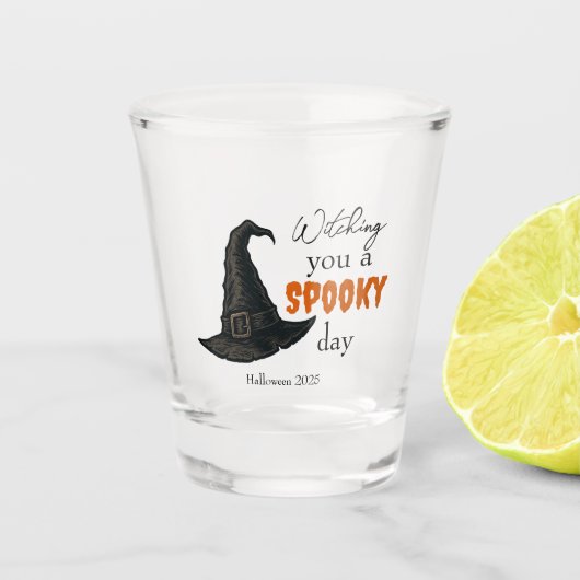 Witchy Vibes - Spooky & Stylish | Schnapsglas (Vorderseite)