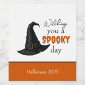 Witchy Vibes - Spooky & Stylish | Weinetikett (Einzelnes Label)