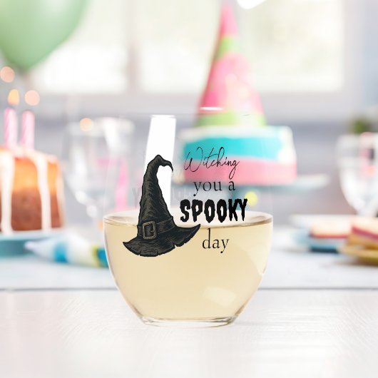 Witchy Vibes - Spooky & Stylish | Weinglas Ohne Stiel (Insitu (Geburtstag))