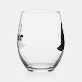 Witchy Vibes - Spooky & Stylish | Weinglas Ohne Stiel (Rechts)