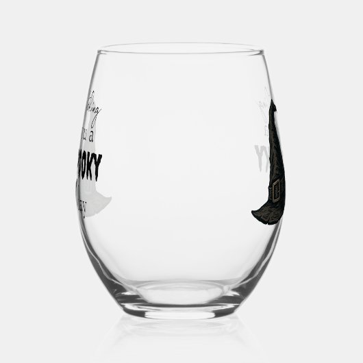 Witchy Vibes - Spooky & Stylish | Weinglas Ohne Stiel (Rechts)