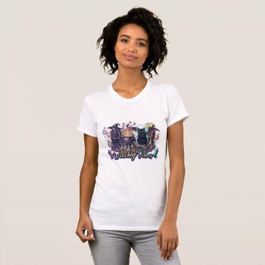 Witchy Vibes T - Shirt: Eure innere Magie verkörpe T-Shirt (Vorne ganz)