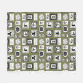 WITCHY WALLS FLEECEDECKE (Vorderseite (Horizontal))