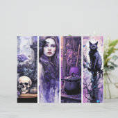 Witchy Whimsy Lesezeichen (Stehend Vorderseite)