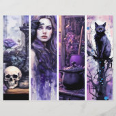 Witchy Whimsy Lesezeichen (Vorderseite)