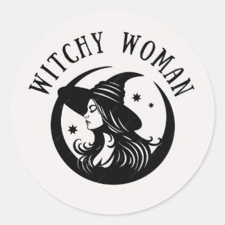 Witchy Woman 1-1/2" (sheet of 20) Stickers