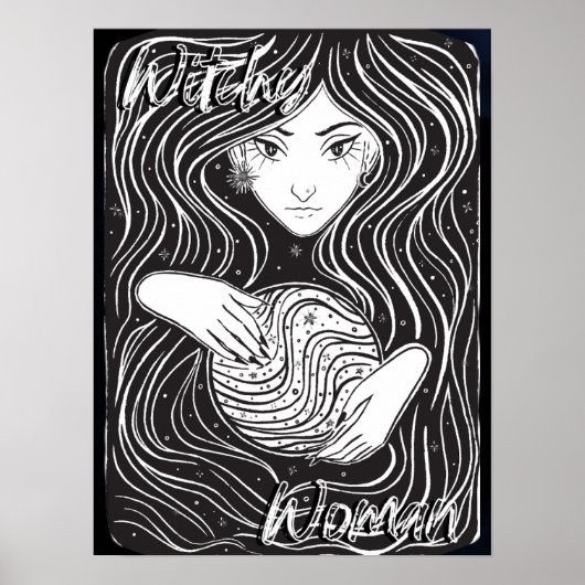 Witchy Woman Artistic Poster (Vorne)