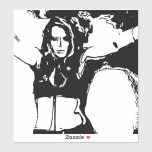 Witchy Woman Aufkleber