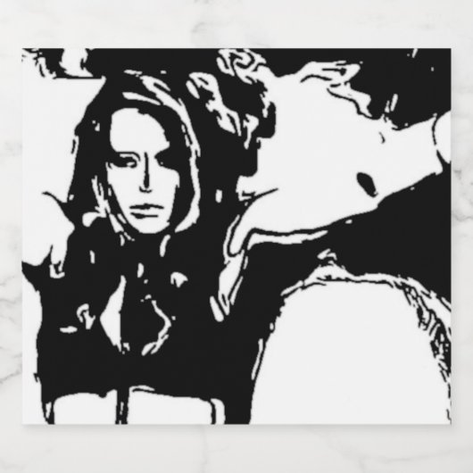 Witchy Woman Bierflaschenetikett (Einzelnes Label)