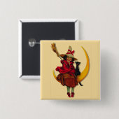 Witchy Woman Button (Vorne & Hinten)