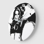 Witchy Woman Große Wanduhr (Winkel)