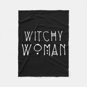 Witchy Woman Halloween-Kostüm Fleecedecke