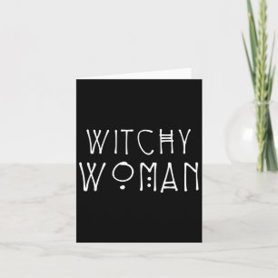 Witchy Woman Halloween-Kostüm Karte