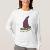 Witchy Woman Lila & Green Hexen Hat Halloween T-Shirt (Vorderseite)