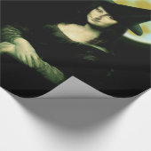 Witchy Woman Mona Lisa Halloween Geschenkpapier (Ecke)